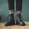 Мужские ботинки Martin Boots Men's British And Korean Version, универсальные мужские ботинки средней высоты, повседневные ботинки Military Boots Tide Shoes 6028-L