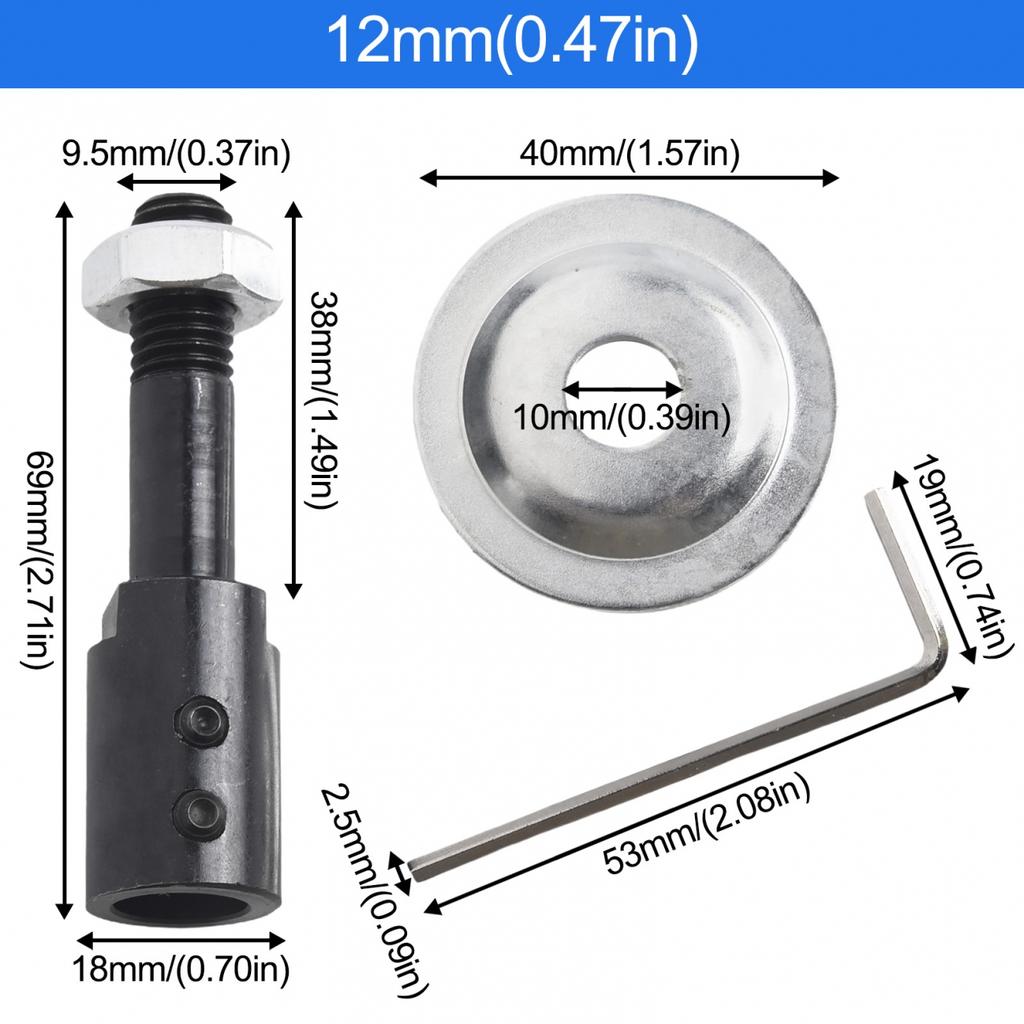 1 комплект адаптера шпинделя 5-16 мм вал двигателя настольного шлифовального станка