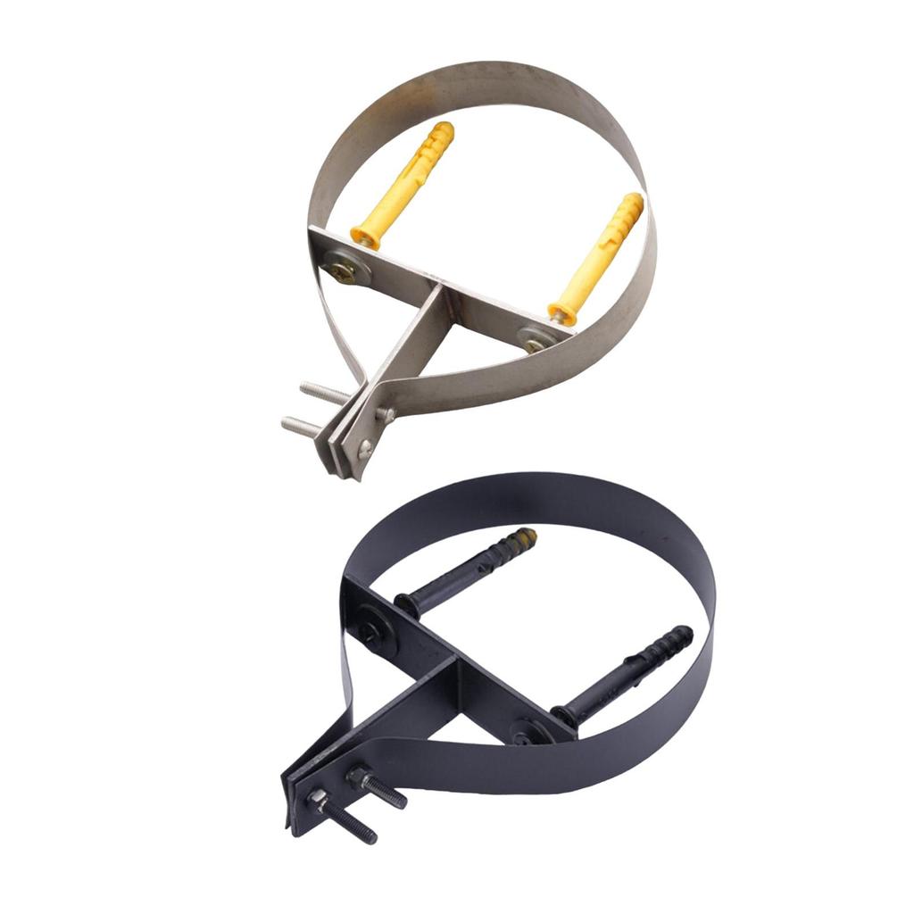 5" Chimney Pipe Bracket Hanging Accessories Metal Diameter 125 mm Adjustable Portable Stove Pipe Clamp Chimney Pipe Holder