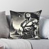 Conan The Cimmerian Sword Sorcery Pillowcase Polyester Linen Velvet Printed Decor Pillow Case Sofa Seater Cushion Cover 45x45