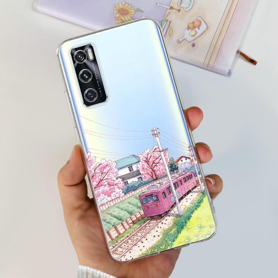 Чехол для телефона Vivo V20 SE V2022 V2023 Vivo V20 V2024 V2025 Мягкий силиконовый ТПУ Задняя крышка Для VivoV20 V 20 20SE Бампер