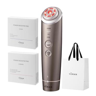 YA-MAN Facial Beauty Device Photo Plus Deep Lift Power Booster Pad Set of 2 Lift Up Pore Clean Hydrate YJFA1T Bronze