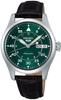 Seiko SEIKO Watch Automatic Manual Winding Overseas Model Green Leather Band SRPJ89K1 Men's [Item]