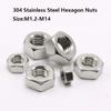 Шестигранные гайки из нержавеющей стали 304