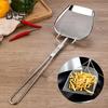 Stainless Steel Filter Spatula Fine Mesh Anti-scalding Long Handle Heat Resistant Frying Food Oil Grease Fat Skimmer Strainer Spoon Scoop Kitchen