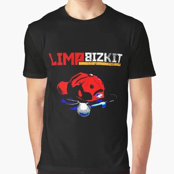 Хиты продаж Футболка Limp Bizkit с принтом музыкальной группы Летняя футболка класса люкс из чистого хлопка Мужская и женская футболка с короткими рукавами