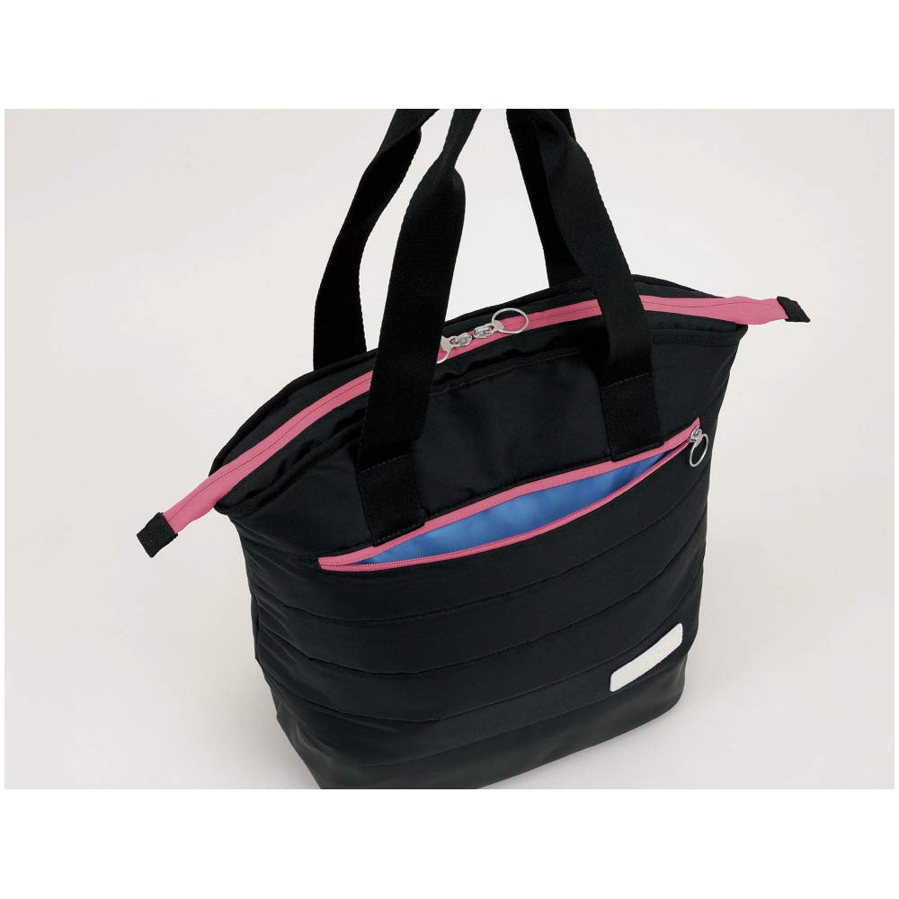 Mizuno Сумка для бадминтонных ракеток вмещает 2 73JD0514 Черная x Розовая Сумка, Ракетки, 97