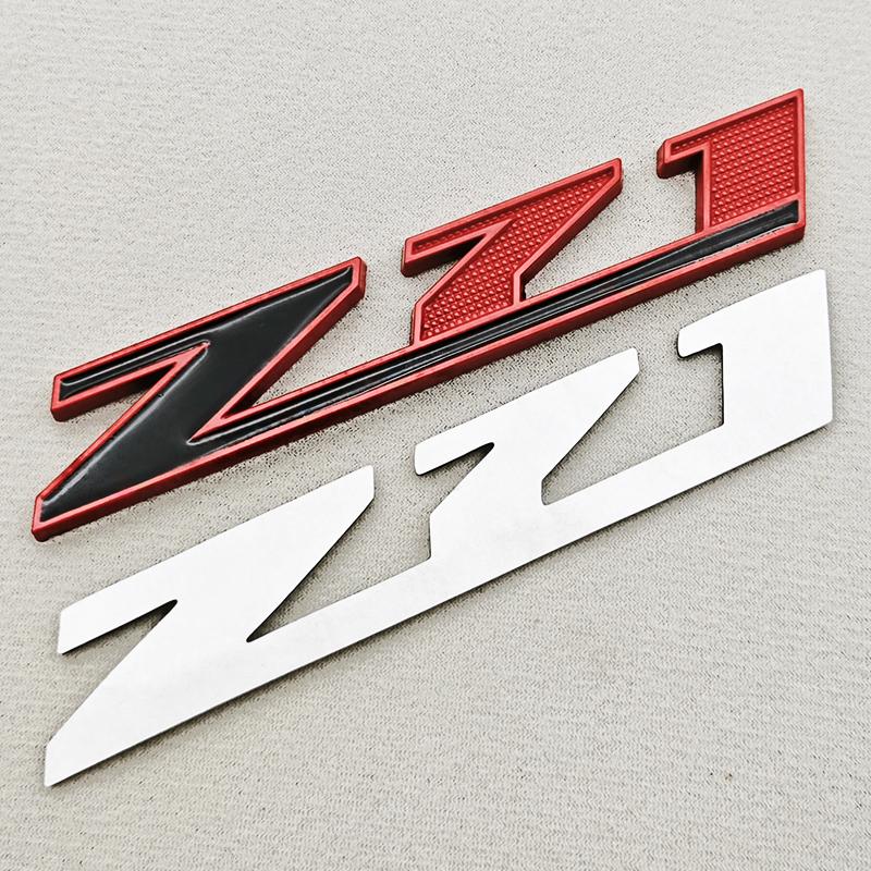 AABKA1 3D Metal Logo Z71 OFF ROAD Car Sticker Trunk Embelem Front Grille Badge For Chevy Chevrolet Silverado Colorado Tahoe Accessories
