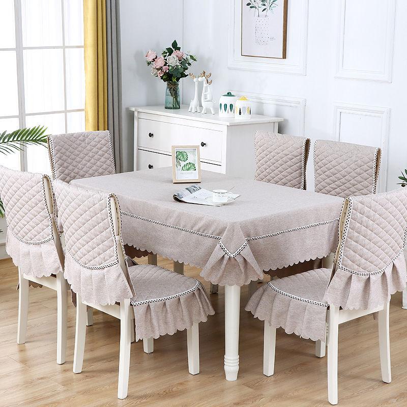 Высококачественный чехол на стул, кружевная подушка, пылезащитная скатерть для банкета, обеденный стол, чехол с вышивкой, ткань для стула
