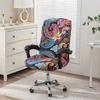 New Color Office Zipper Chair Cover Rotating Computer Hotel Chair Cover One-Piece Armrest Elastic Boss Chair Cover