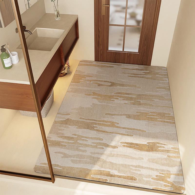 Диатомовая грязь абсорбирующий нескользящий коврик для ванной комнаты