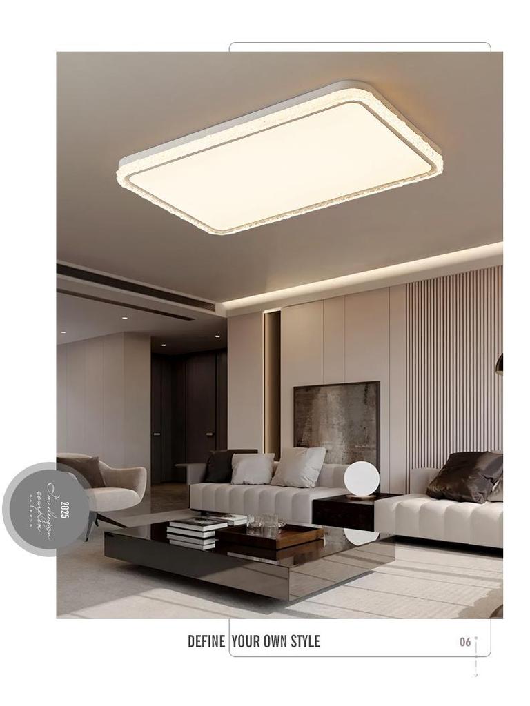 Modern Italian Wave Ceiling Light: High-End Fixture for Living Room & Bedroom