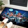 1PC rug Stranger Eleven Upside Down Carpet, Chair Rug,Area Rug for Office Bedroom living rooms bedroom, Doormat decor Christmas fan gifts