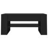  Stolik kawowy, czarny, 102x55x45 cm, materiał drewnopochodny