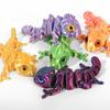 3D Printing Chameleon Figures Multi-Joint Movable Simulation Eyes Dragon Ornament For Home Accessories Kids Gift Toys