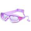 High-definition Kidsren's Swimming Goggles For Boys And Girls Anti-fog Swimming Goggles Large-frame Goggles Comfortable Silic