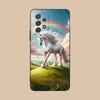 Фантазийный чехол для мобильного телефона с единорогом для Samsung Galaxy M55 54 42 35 34 33 32 23 22 15 14 13 12 F55 5G Цветная крышка Роскошный Красивый