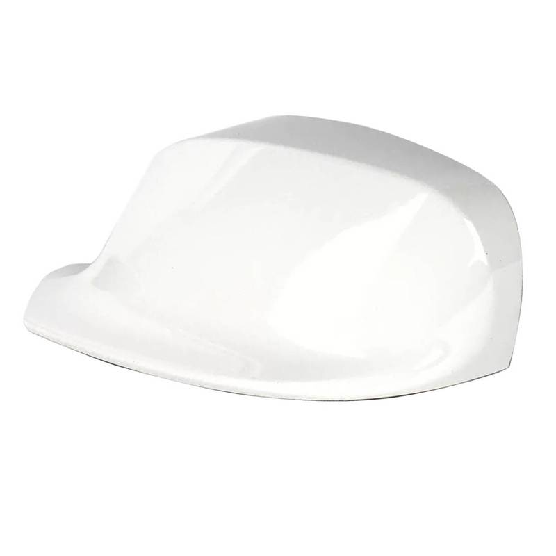 White Front Left Exterior Side Door Wing Rear View Mirror Cover Trim Cap Decor ABS Plastic Fit for BMW X3 F25 2011 2012-2014