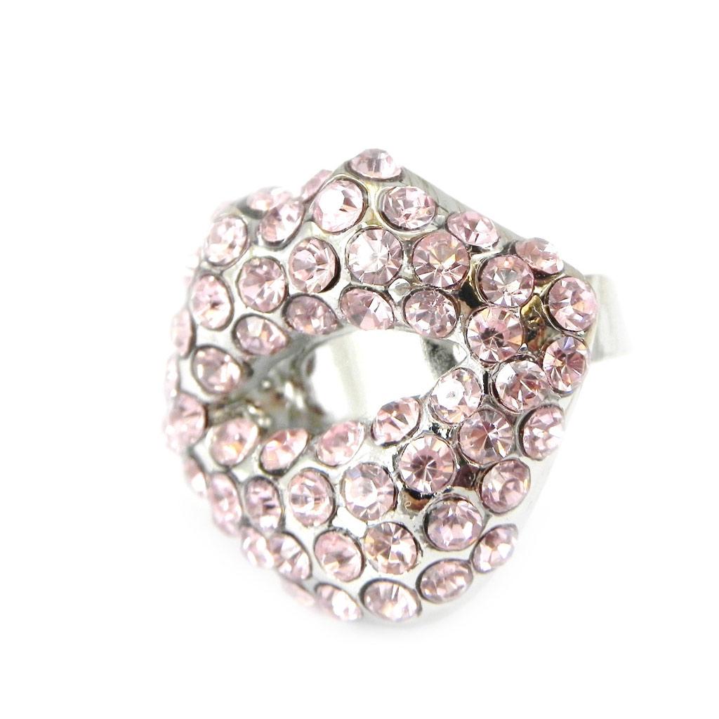 Les Trésors De Lily [E5126] - Pink 'Kitchissima' Ring