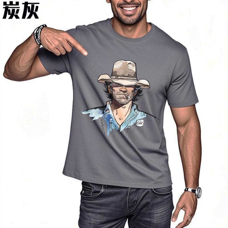 Unisex T Shirts Travel Unisex Tshirt Unisex Wearing Cowboy Hat Shirt Summer Comfort Tshirt Classic Black Tshirt For Unisex