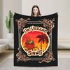 Bad Bunny Blanket Coral Fleece Plush Spring Autumn  Multi-function Soft Throw Blankets for Sofa Office Bedspread