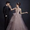 Новый Мори путешествия фотография цветная пряжа одежда парное фото элегантное шлейфовое свадебное платье