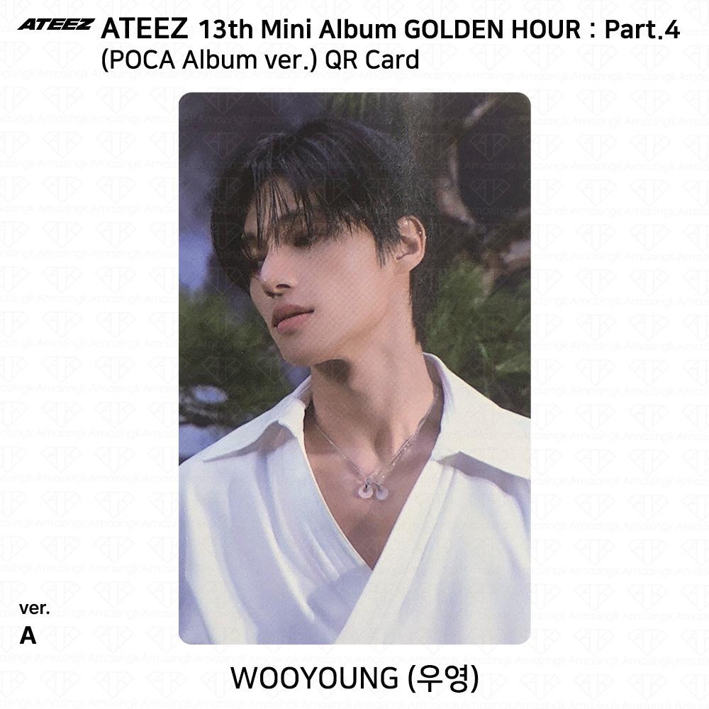 ATEEZ 13-й мини-альбом Golden Hour Часть 4 POCA Альбом версия. Фотокарта
