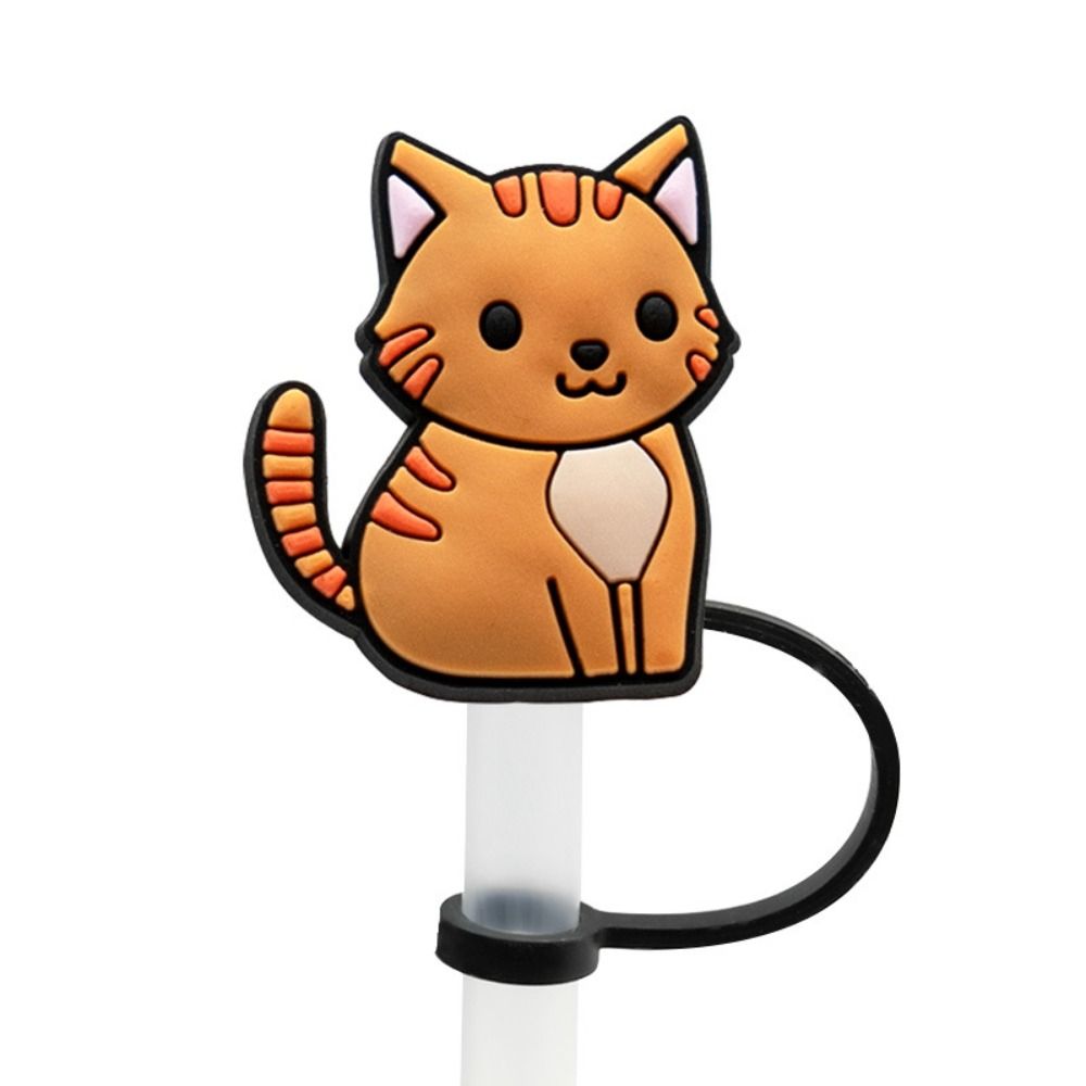 Silicone Straw Cover Cap Dustproof Straw Tips Party Supplies Straw Topper  Splash Proof