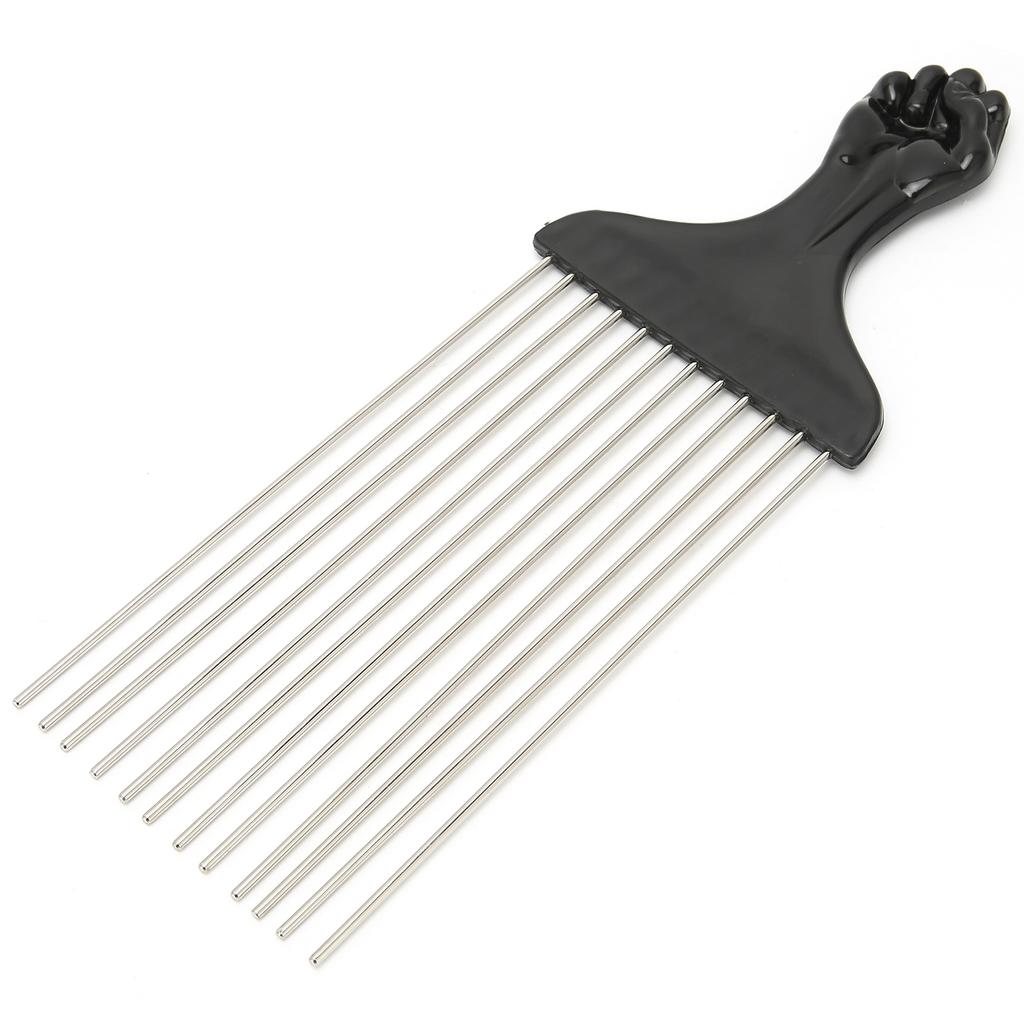 Профессиональная металлическая расческа для распутывания волос, парикмахерская, расческа, инструмент для укладки волос