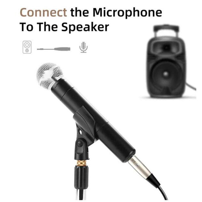 3 Pin xlr male Female Jack to 3.5mm Female & Male 1/8" TRS Mini Female Stereo Microphone Audio Adapter Converter Connector