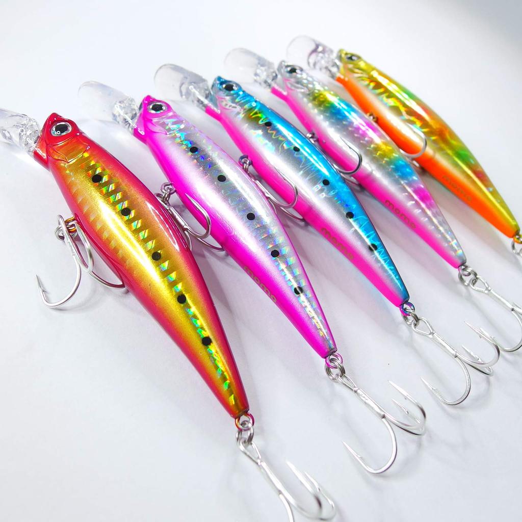 Momo Lure Flounder Minnow Drift Minnow 90S Assorted Set Set (5-Piece #01)