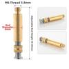 Для пробок ванны Регулируемый латунный стержень Диаметр M8 с винтами и гайками Длина регулируется от 39 до 49 миллиметров