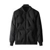Men's Oversized Cotton Jacket with Loose Baseball Collar and Thick Cotton Jacket for Winter