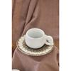 Набор кофейных чашек Polka Dot Lux из 12 предметов на 6 человек, набор белых чашек для турецкого кофе