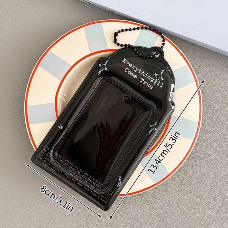 Биндер для фотокарточек Держатель Форма мобильного телефона Акриловая фоторамка принадлежности Держатель для пока Защитник фото идола Канцелярские принадлежности
