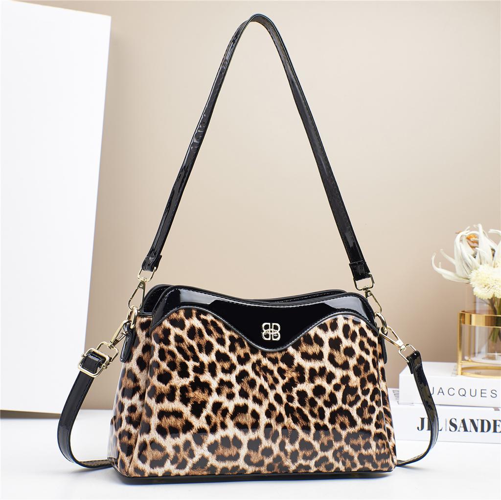 WTEMPO Сумки подмышками с леопардовым принтом Женские сумки через плечо Singer Универсальные многослойные сумки через плечо