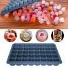 Square Shape Silicone Ice Cube Tray With Lids Candy  Mold Ice Cube Mold  Chocolate Truffles Making