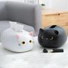 Коробка для хранения салфеток в гостиной, коробка для салфеток Kawaii Cat, кухонный контейнер для бумаги, настольный держатель для туалетной бумаги для ванной комнаты и общежития