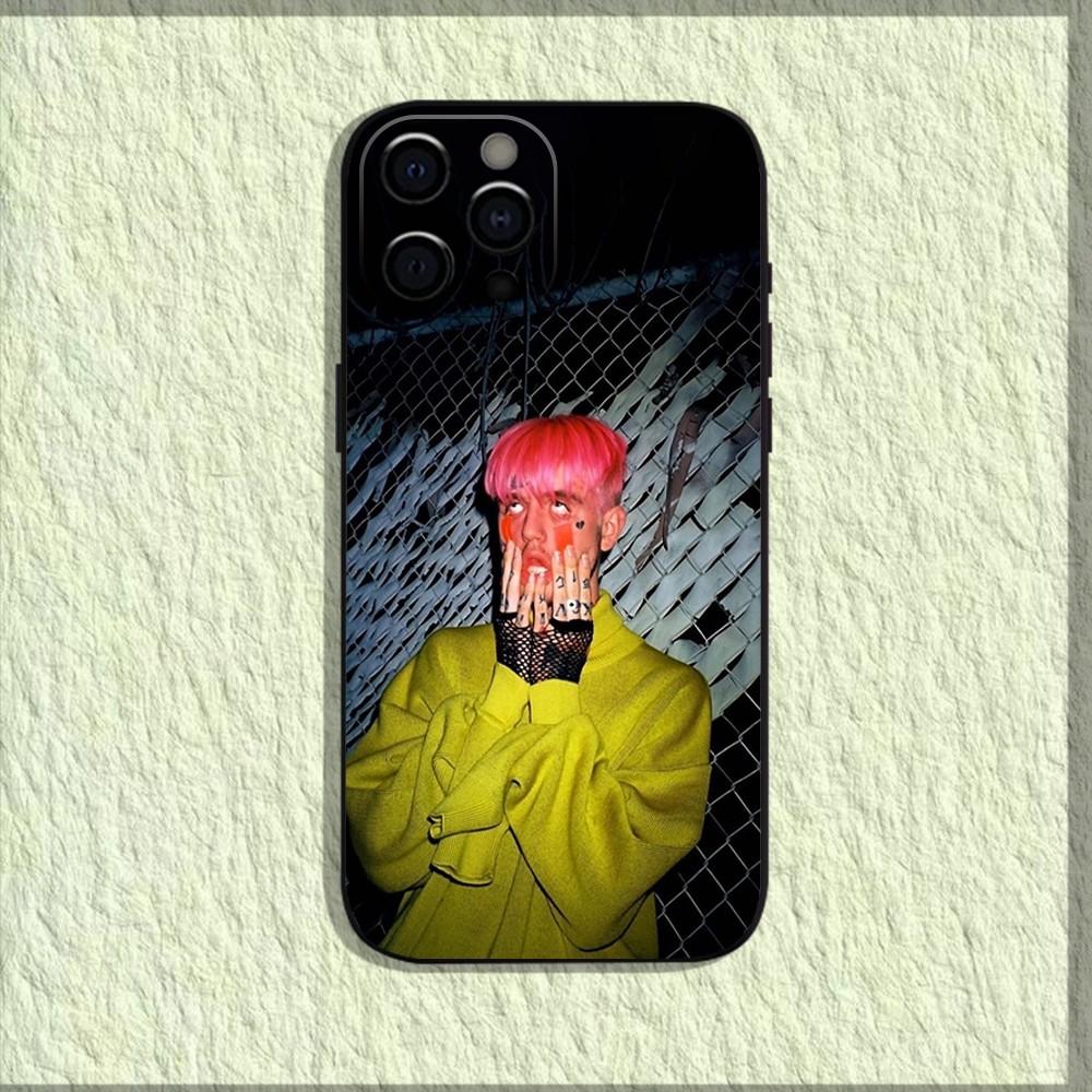 Чехол на телефон L-Lil Peep Cry Baby для iPhone 16,15,14,13,12,11,Pro,X,XS,Max,XR,Plus,Mini Мягкий черный чехол