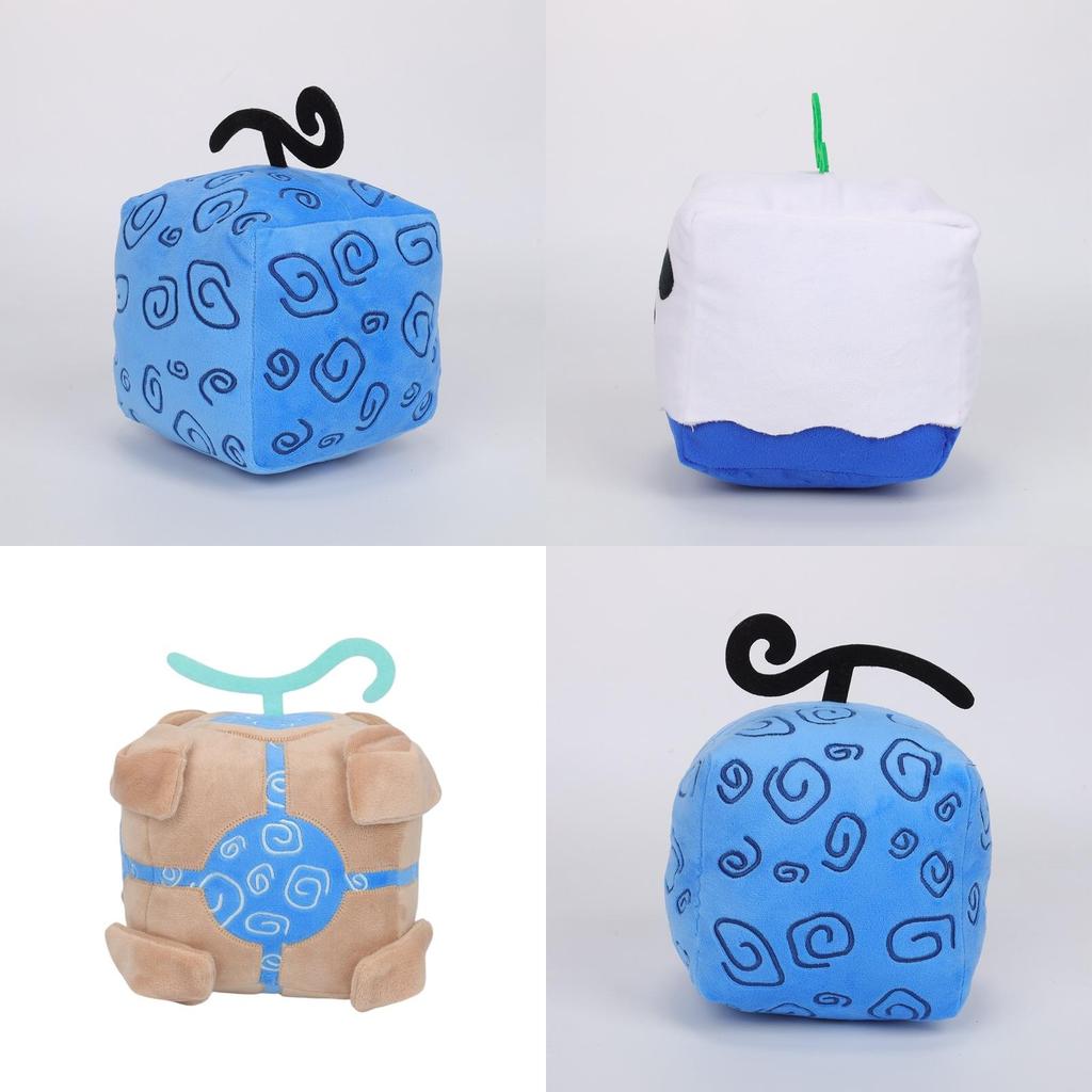 Мягкая игрушка Blox Fruits в коробке с леопардовым принтом фиолетового цвета. Мягкое и пушистое чучело для детей, высота 15 см