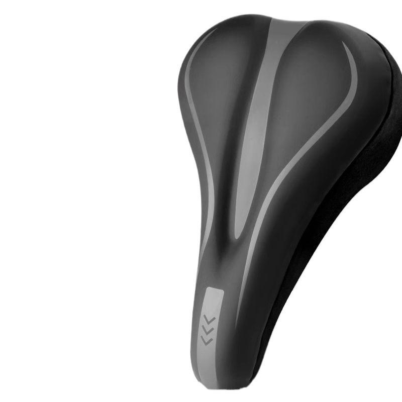Bike Seat Cushion Cover Thick Soft Silicone Comfort Road Mountain Waterproof