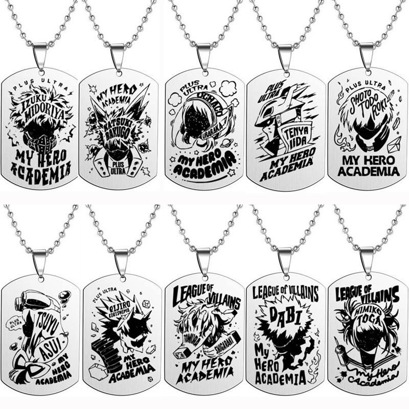 Кулон-жетон аниме из нержавеющей стали. В ассортименте