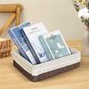 Storage Basket Woven Frame Storage Basket Desktop Toys Miscellaneous Items Snacks Storage Box Storage Basket