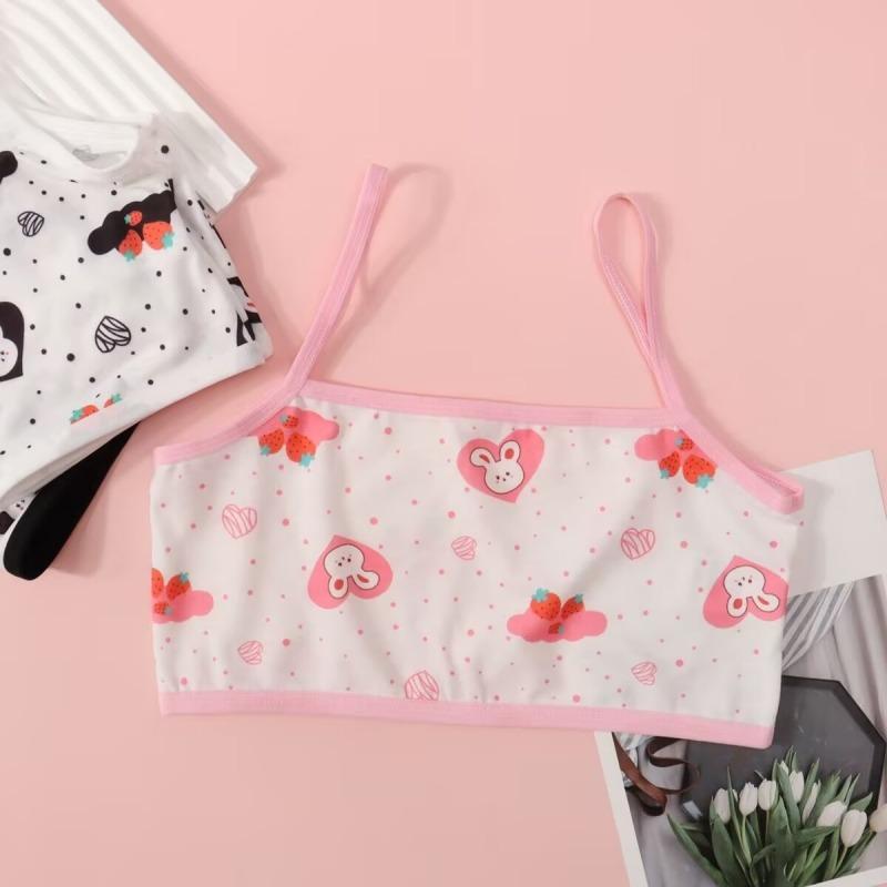 Girls Sling Bra Teenage Developmental Vest Junior High School Middle School Big Kids Underwear