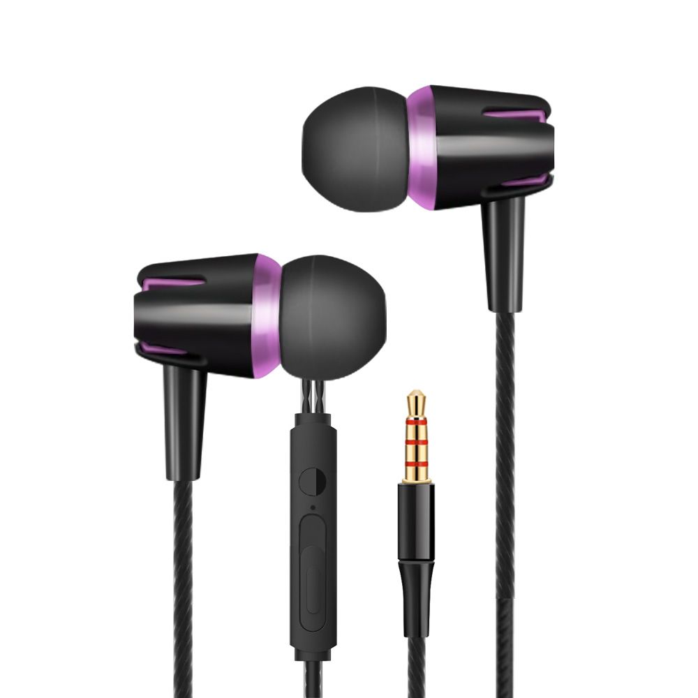 Portable with Microphone Sports In-Ear Earbuds Headset Stereo Earphone Sports Headphones