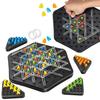 Цепочка Треугольник Шахматная Игра Triggle Игра с Резинками Образовательная Интерактивная Игра Боевой Набор Для Семейной Вечеринки Подарок