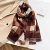 Autumn and Winter New Jacquard Warm Scarf Long Double Sided Dual Purpose Thick Neck Scarf
