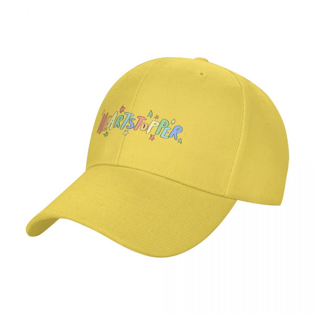 Heartstopper logo with leaves Baseball Cap Golf beach hat Dropshipping Mens Hats Womens