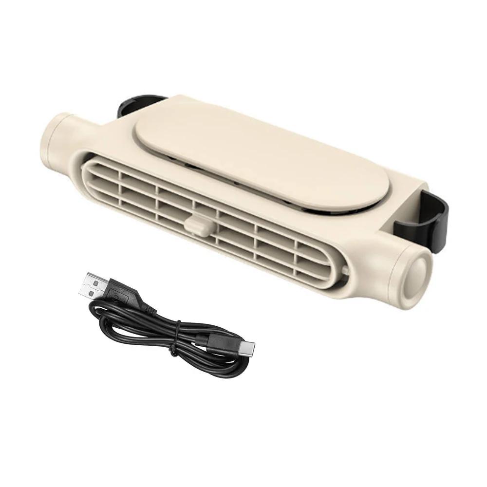 Вентилятор автомобильного сиденья Вентилятор охлаждения заднего сиденья Подголовник переднего заднего сиденья Вентилятор охлаждающего воздуха Регулируемый ремень с питанием от USB Вентилятор для декора салона автомобиля