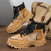 Мужские ботинки Desert, осенние повседневные высокие походные ботинки 2024 года, мужские тренировочные ботинки для активного отдыха в британском стиле, рабочая обувь в ретро-стиле, теннис